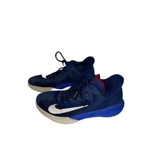Nike Mens Precision 4 CK1069-400 Blue Basketball Shoes Sneakers Size 8